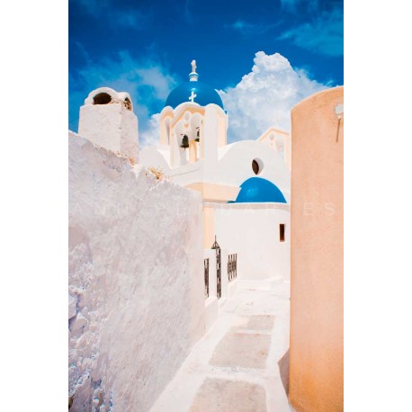 Church of Greece, Fine Art color print urban landscape
